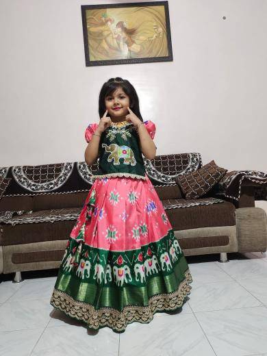 kids lehenga silk Kids clothing market in Mumbai